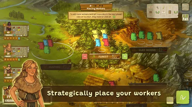 Elementy gry strategicznej na stole